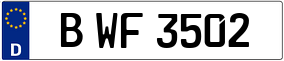 Truck License Plate